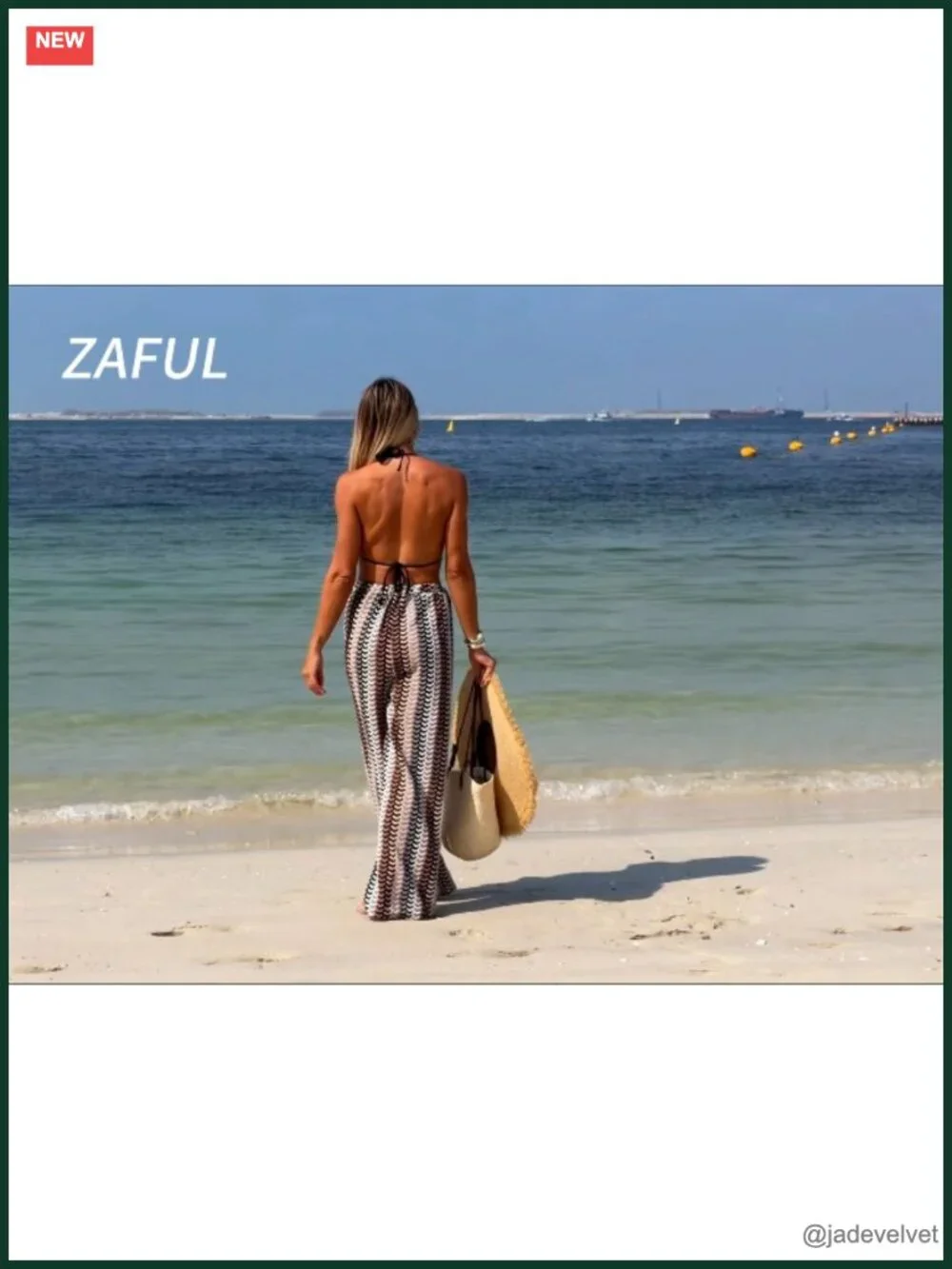 Crochet Drawstring Elastic Boho Beach Cover Up Pants